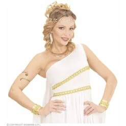 Armband Antiek Goud Met Steen -Halloween/Cosplay armband antiek goud met steen 2