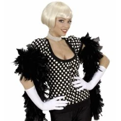 Handschoenen Lycra 37Cm Wit -Halloween/Cosplay handschoenen lycra 37cm wit 3