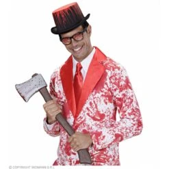 Houten Bijl Met Bloed -Halloween/Cosplay houten bijl met bloed 2