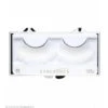 Oogwimpers Met Witte Veren -Halloween/Cosplay oogwimpers met witte veren