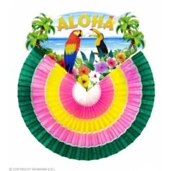 Papieren Waaier Aloha 46Cm