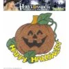 Raamstickers Happy Halloween Pompoen 25Cm -Halloween/Cosplay raamstickers happy halloween pompoen 25cm