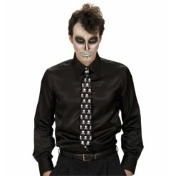 Satijnen Stropdas Met Schedels -Halloween/Cosplay satijnen stropdas met schedels 1