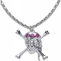 Schedelketting Strass