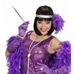 Sigarettenhouder Pailletten Zilver -Halloween/Cosplay sigarettenhouder pailletten zilver 2