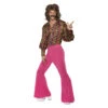 Smiffys 1960 Cnd Wijduitlopend Kostuum - Roze -Halloween/Cosplay smiffys 1960 cnd wijduitlopend kostuum roze