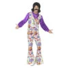 Smiffys 60s Groovy Hippie Kostuum - Veelkleurig -Halloween/Cosplay smiffys 60s groovy hippie kostuum veelkleurig