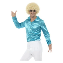 Smiffys 60s Shirt - Blauw