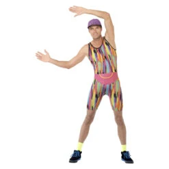 Smiffys Aerobics Instructeur Kostuum - Veelkleurig