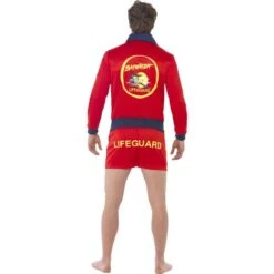 Smiffys Baywatch Kostuum Rood Heren -Halloween/Cosplay smiffys baywatch kostuum rood heren 2