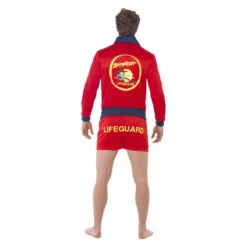 Smiffys Baywatch Kostuum Rood Heren -Halloween/Cosplay smiffys baywatch kostuum rood heren 4