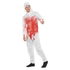 Smiffys Bloederig Forensisch Overall Kostuum -Halloween/Cosplay smiffys bloederig forensisch overall kostuum 2