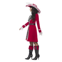 Smiffys Deluxe Authentieke Dame Kapitein Kostuum - Rood -Halloween/Cosplay smiffys deluxe authentieke dame kapitein kostuum r 2