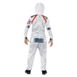Voorkant -Halloween/Cosplay smiffys deluxe ruimtevaarder kostuum wit 1