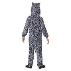 Smiffys Gestreepte Kat Kostuum - Grijs -Halloween/Cosplay smiffys gestreepte kat kostuum grijs 1