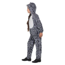 Smiffys Gestreepte Kat Kostuum - Grijs -Halloween/Cosplay smiffys gestreepte kat kostuum grijs 2