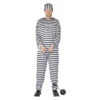Smiffys Gevangene Kostuum - Zwart-wit -Halloween/Cosplay smiffys gevangene kostuum zwart wit