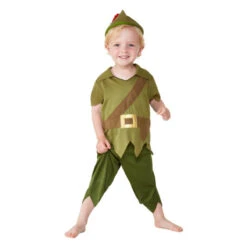 Smiffys Peuter Robin Hood Kostuum - Groen En Bruin