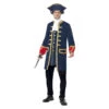 Smiffys Piraat Bevelhebber Kostuum - Blauw -Halloween/Cosplay smiffys piraat bevelhebber kostuum blauw