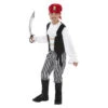 Smiffys Piraat Kostuum - Zwart-wit -Halloween/Cosplay smiffys piraat kostuum zwart wit