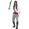 Smiffys Piraten Kostuum Wit -Halloween/Cosplay smiffys piraten kostuum wit