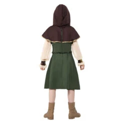 Smiffys Robin Hood Meisje Kostuum - Groen En Bruin -Halloween/Cosplay smiffys robin hood meisje kostuum groen en bruin 1
