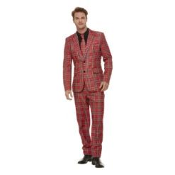 Smiffys Tartan Pak - Rood