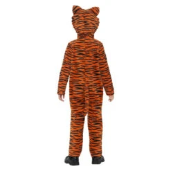 Voorkant -Halloween/Cosplay smiffys tijgerkostuum oranje en zwart 1
