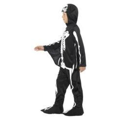 Smiffys Vleermuis Skelet Kostuum - Zwart-wit -Halloween/Cosplay smiffys vleermuis skelet kostuum zwart wit 2