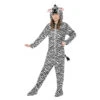 Smiffys Zebra Kostuum - Zwart-wit -Halloween/Cosplay smiffys zebra kostuum zwart wit