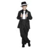 Smiffys Zoot Suit Gangster Kostuum - Zwart -Halloween/Cosplay smiffys zoot suit gangster kostuum zwart