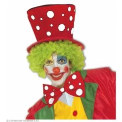 Strikje Clown Rood -Halloween/Cosplay strikje clown rood 1