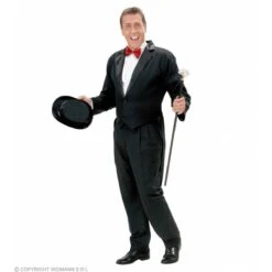 Strikje Metalic Rood -Halloween/Cosplay strikje metalic rood 3