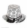 Widmann Bonne Annee Hoge Hoed Zilver -Halloween/Cosplay widmann bonne annee hoge hoed zilver