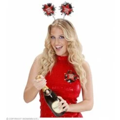 Widmann Bopper "Happy New Year" Rood -Halloween/Cosplay widmann bopper happy new year rood 2