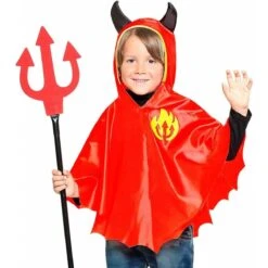 Widmann Duivel Poncho Kind -Halloween/Cosplay widmann duivel poncho kind 2