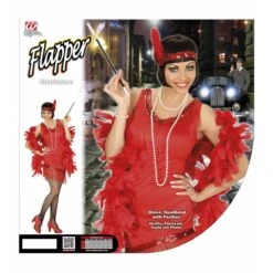 Widmann Flapper Rood -Halloween/Cosplay widmann flapper rood 3