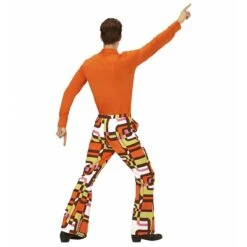 Widmann Groovy 70'S Heren Broek Buizen -Halloween/Cosplay widmann groovy 70s heren broek buizen 2