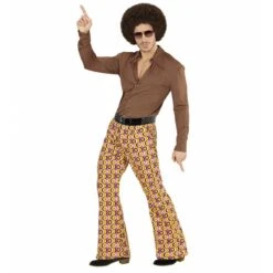 Widmann Groovy 70'S Heren Broek Lp'S -Halloween/Cosplay widmann groovy 70s heren broek lps 1