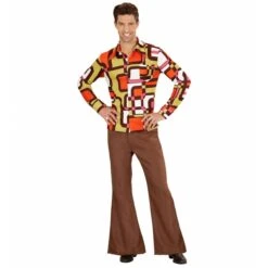 Widmann Groovy 70'S Heren Shirt Buizen -Halloween/Cosplay widmann groovy 70s heren shirt buizen 3