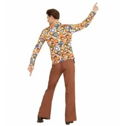Widmann Groovy 70'S Heren Shirt Luchtbellen -Halloween/Cosplay widmann groovy 70s heren shirt luchtbellen 2