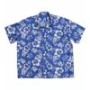 Widmann Hawaii Shirt Blauw -Halloween/Cosplay widmann hawaii shirt blauw