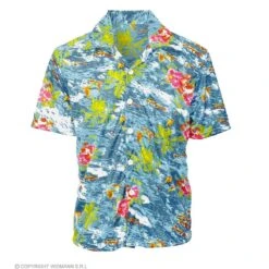 Widmann Hawaiiaans Shirt Licht Blauw