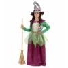 Widmann Heks Kind Groen/Paars -Halloween/Cosplay widmann heks kind groen paars