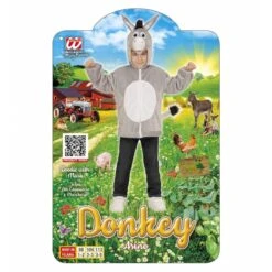 Voorkant -Halloween/Cosplay widmann hoodie kind ezel 1