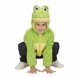 Voorkant -Halloween/Cosplay widmann hoodie kind kikker 1