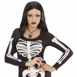 Widmann Ketting Schedel Met Kristallen Steen -Halloween/Cosplay widmann ketting schedel met kristallen steen 3