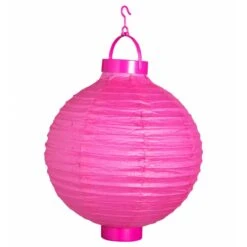 Widmann Lampion Met Licht 30 Roze -Halloween/Cosplay widmann lampion met licht 30 roze 1