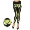 Widmann Leggings Skelet Neon Groen -Halloween/Cosplay widmann leggings skelet neon groen