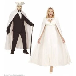 Widmann Luxe Cape Wit 150Cm